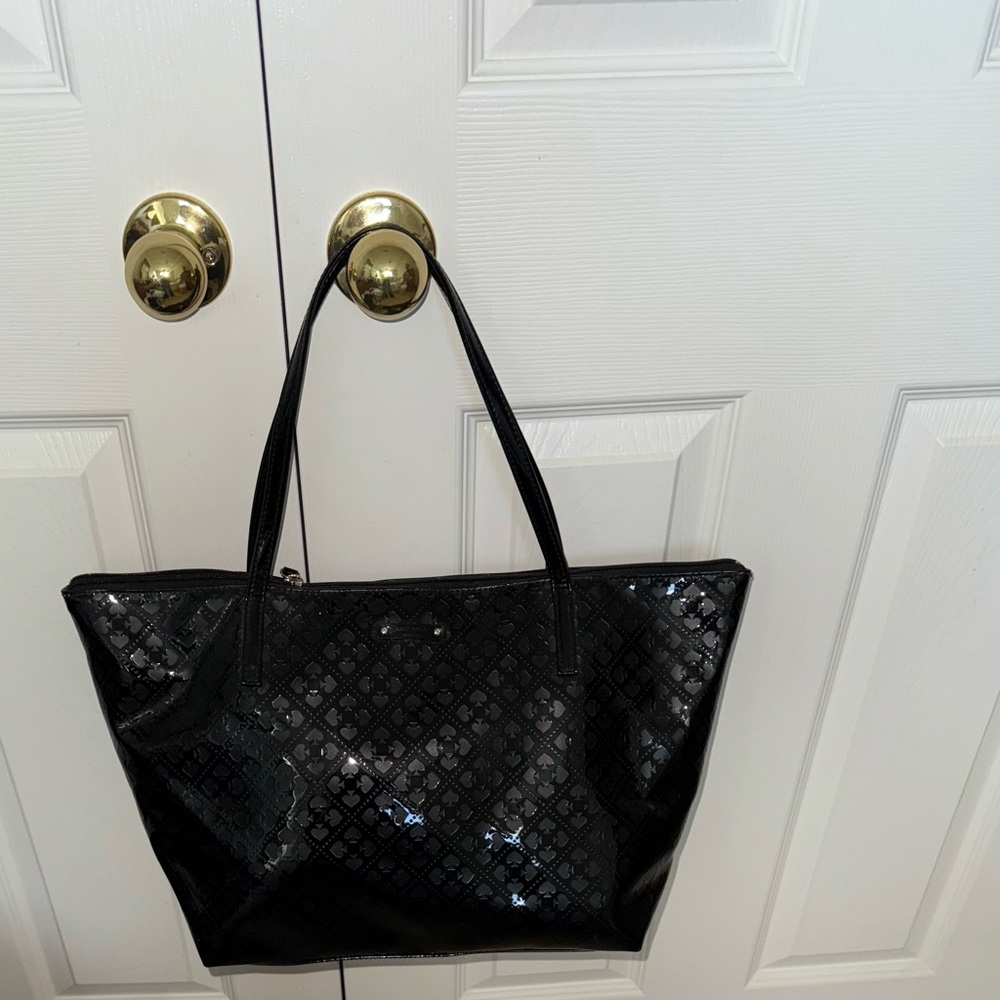 Kate Spade Black Quilted Tote Bag (New)